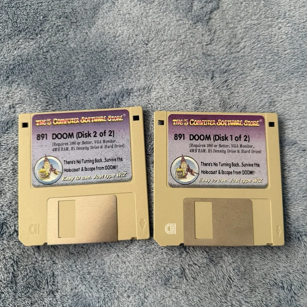 DOOM SHAREWARE‎ ID SOFTWARE 1994 on 3.5